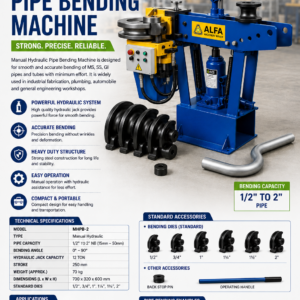 MANUAL HYDRAULIC PIPE BENDING MACHINE